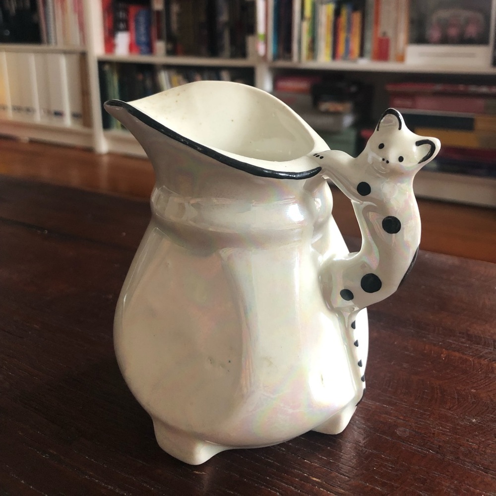 Vintage cat pitcher